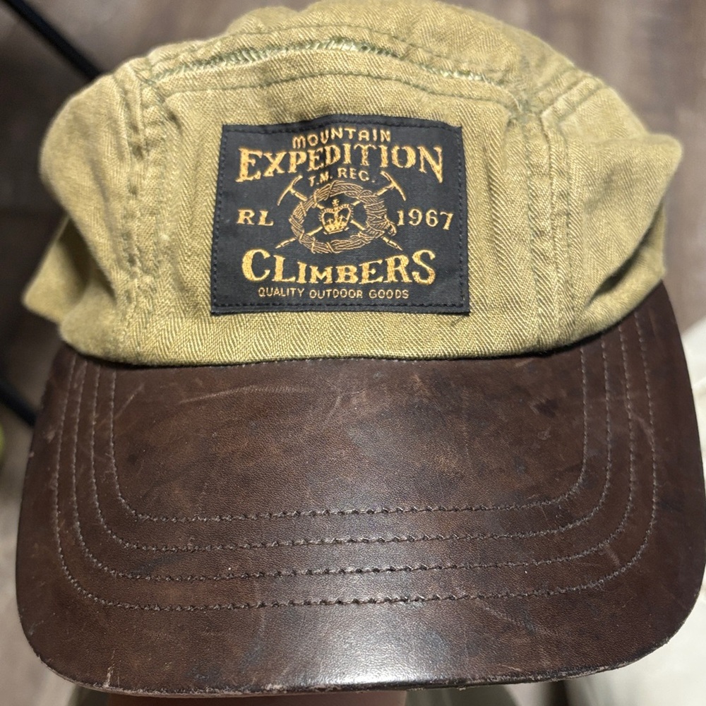 Polo by Ralph Lauren Olive and Brown Climber Hat